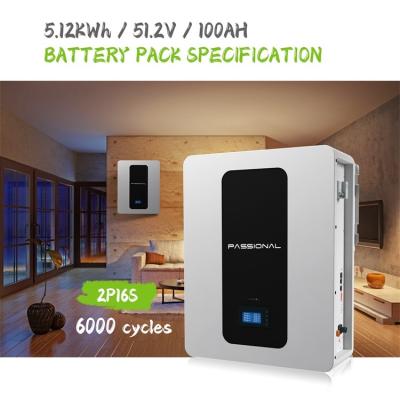 China 48V 100Ah Residential Solar Battery System for sale
