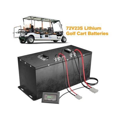 China Sightseeing Lithium Lifepo4 Golf Cart Battery 72v 100ah With Smart BMS for sale