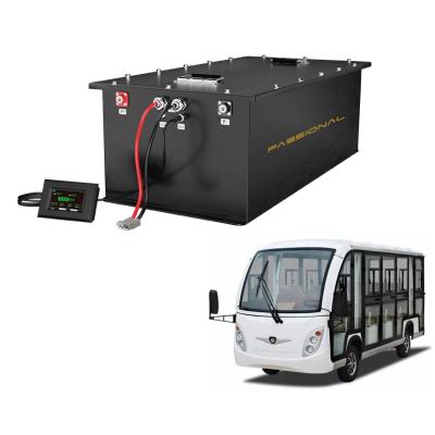 Cina 72v 230ah Lithium Lifepo4 EV Battery Pack For Electric Sightseeing Campus Mini Bus Street Sweeper Vehicle in vendita