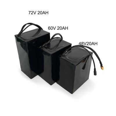 China 12V 24V 36V 48V 60V 72V 10ah 20ah 30Ah 40ah batteries pack customer made rechargeable NMC lithium ion battery for ebike for sale