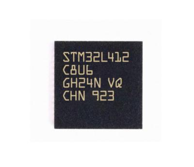 China ARM Microcontrollers MCU STM32L412C8U6 ARM Cortex M4 RISC 64KB Flash 48-UFQFPN for sale