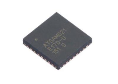 China Integrated Circuit Chip ATSAMD21E17D-MFT Microcontrollers IC QFN32 Low Power for sale