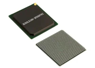 China Integrated IC Embedded FPGAs XC6SLX100-2FGG676I 676-BGA Programmable Logic IC for sale