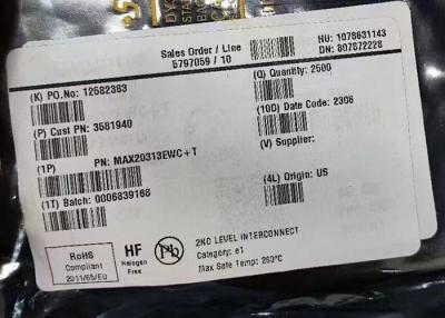 中国 Integrated Circuit Chip MAX20313EWC 500mA To 6A Adjustable Current-Limit Switches 販売のため
