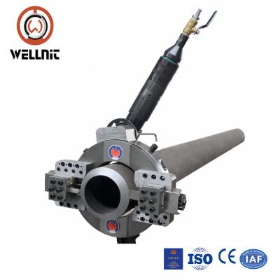 China Precision Oval Pneumatic Pipe Cutting Beveling Machine Light Weight 220 Voltage for sale