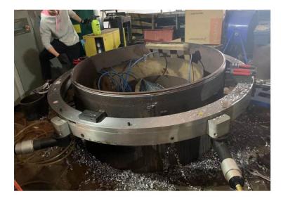 China Máquina de corte frio rachada hidráulica do quadro 2KW para as tubulações pesadas da parede à venda