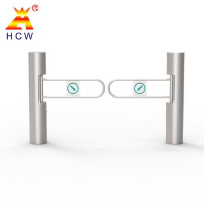 China Access Control Swing Barrier Turnstile RS232 Communication Port for sale