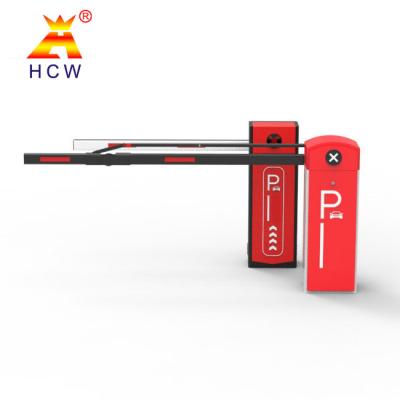 China 100W DC Brushless Automatic Lane Barrier Parking Boom Barrier With Straight Pole for sale