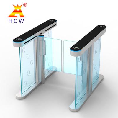 China Slim Acrylic Side Cover High Speed Barrier Turnstile Gate For Access Control for sale