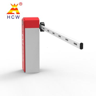 China DC Motor Automatic Boom Parking Barrier Gate Straight Pole Or Folding Arm Barrier for sale