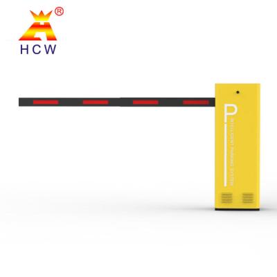 China 3-6m Length Straight Pole Boom Barrier Gate 200W Security Car Parking Barriers for sale