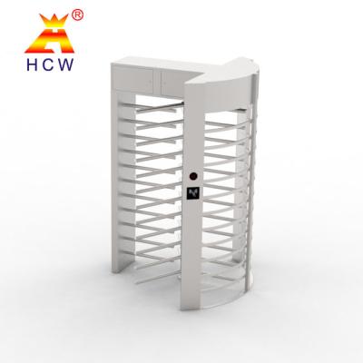 China Puerta completa rotatoria de la puerta de la altura del torniquete SS304 de la puerta del metal manual en venta