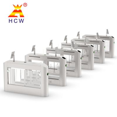 China Face Recognition Swing Barrier Turnstile Entry Systems 30-45 Person / Min for sale