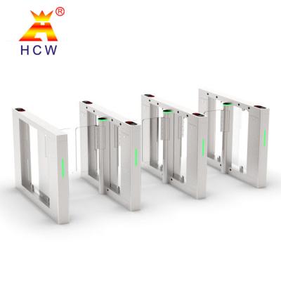 China SUS304 Automatic High Speed Glass Turnstile Doors Pedestrian Access Control 60HZ for sale
