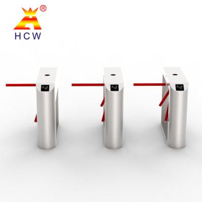 China Access Control Half Height Barrier Turnstile Gate 50HZ Support QR / Bar Code for sale