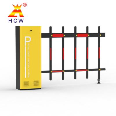 China Remote Control Double Fence Barrier Gate 4.5m Boom Length for sale