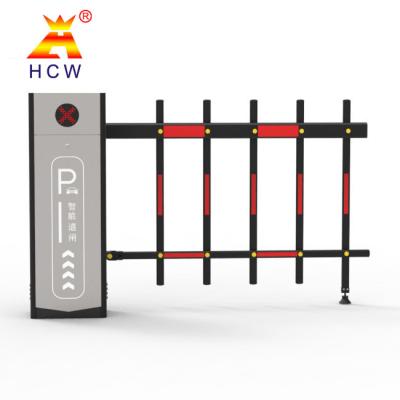 China 160W Fence arm electric vehicle barrier gate 60kg with LED Light for sale