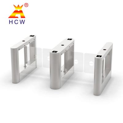 China Automatic Access Control barcode Swing Barrier Gate Turnstiles IP42 for sale