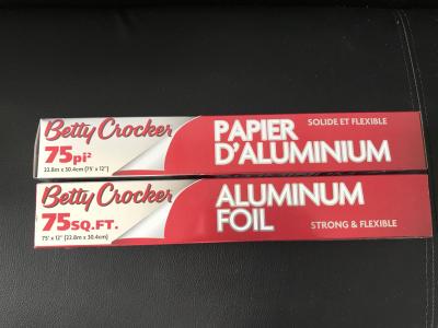 Chine De ménage papier d'aluminium de bâton non, bobine en aluminium de relief pour faire cuire/s'enveloppant à vendre