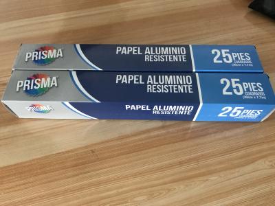 Chine Aluminium argenté d'emballage de nourriture, papier d'aluminium d'aluminium de papier d'emballage de chocolat à vendre