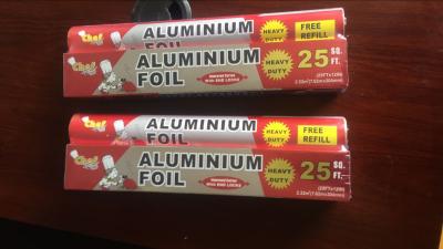 China Heavy Gauge Aluminum Foil Wrapping Paper With 10mic - 25mic Thickness for sale