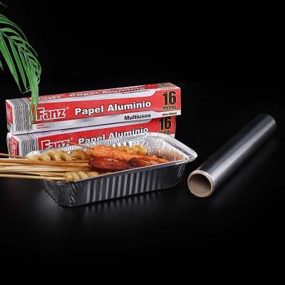 China 8011 Grade 99.7% 10cm Catering Aluminium Foil Roll For Household for sale