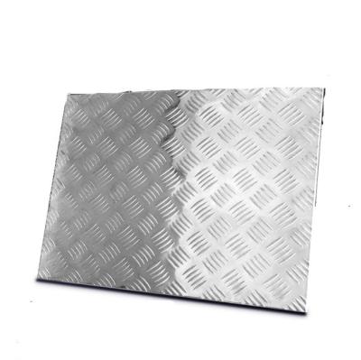 China Aluminio de acero inoxidable del metal de la hoja rectangular de ms Galvanized Embossed Checked en venta