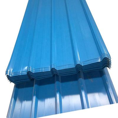 China Corrugated PPGI Steel Metal Iron Roofing Sheet In Ral Color ASTM A653 for sale