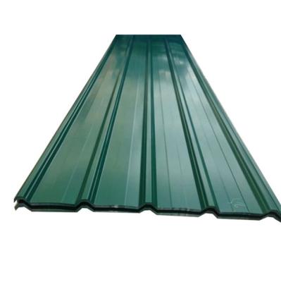 China Weather Resistance Metal Roofing Sheet Color CoatedPPGI Roofing Tile 1050mm à venda