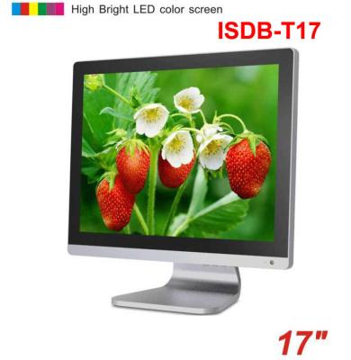 China 17 inch ISDB-T digital VGA LCD TV MPEG4 HD DTV with HDMI USB for sale