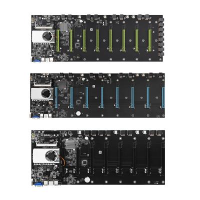 China S37 8 Gpu 65mm Riserless Mining Mother Boards BTC S37 65mm Slot for sale