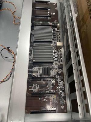 China Rx580 590 3070 8 GPU Mining Case Aluminum Mining Rig Frame 3080 Gpu Server for sale