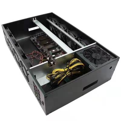 China 3070 1660s 65mm GPU Mining Case 8 Gpu Open Air Motherboard for sale