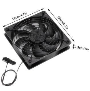 China Virtual Graphics 120mm 2 Pin Exhaust Fan For Mining Rig Veddha 6 Gpu Miner Case for sale