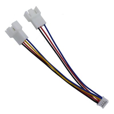 China 1.3mm Extension Cable Asic Miner Parts 3 Pin 4 Pin Power Supply Cable For Graphics Card Fan Adapter for sale
