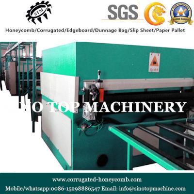 China STM PBX-1600mm automatic online die cutting slip sheet and flat cardboard machine for sale