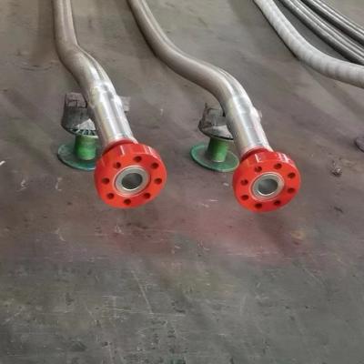 China 3 1/16 pulgadas de manguera Coflex estrangular línea de conexión con brida aislamiento térmico en venta