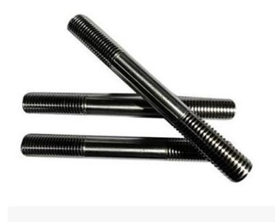 China Black Double End Threaded Rod Carbon Steel 0.3 Meter ASTM/BSW/DIN 976 for sale