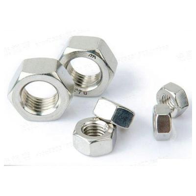 China M3 M4 M5 M8 M12 Stainless Steel Metric Nuts Passivation Color High Precision for sale
