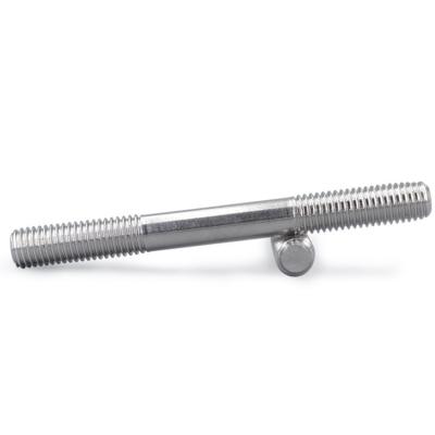 China White Zinc Plated Double End Threaded Rod Preventing Corrosion Convenient Use for sale