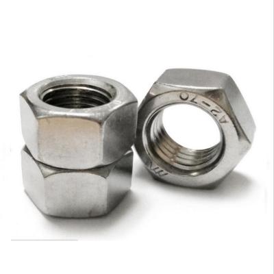 China M8 M10 M12 Stainless Steel Galvanized Hex Nut Large Fastening Force Long Life for sale