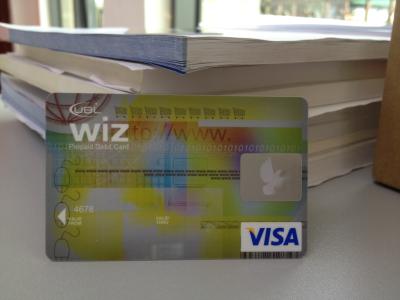 China Advanced ATM Card / VISA Smart Card with High-tech Anti-fake Feature for sale