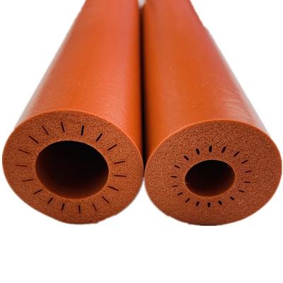 China Extrusion Silicone Sponge Stretchable 20mm Diameter Silicone Foam Tube Fire Resistant for sale