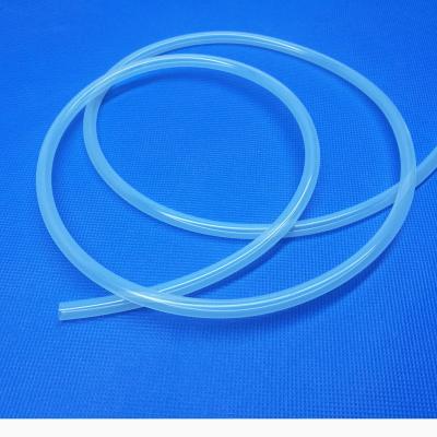 China Clear Soft Small Diameter Medical Grade 3mm Flexible Silicone Rubber Tube Tasteless for sale