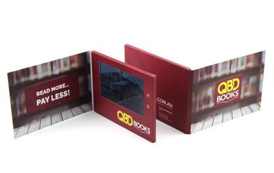 China 4.3/5/7/10 inch LCD video express book LCD video business card with 8GB memory for sale