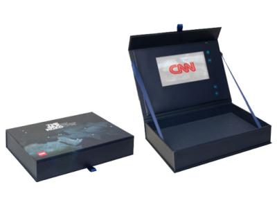 China 4.3 inch LCD video display box, LCD video gift box with foam inlay for product for sale