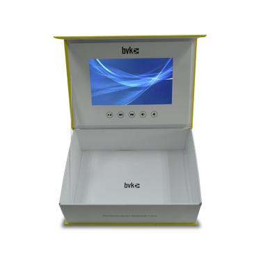 China custom print LCD Video Presentation Boxes with HD screens for new product lanuch for sale