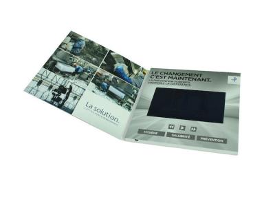 China 4.3 inch video plus print maier for business gift, lcd video brochure USA project for sale