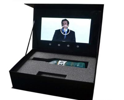 China 7 inch LCD video presentation box, LCD video display gift box with foam inlay for sale