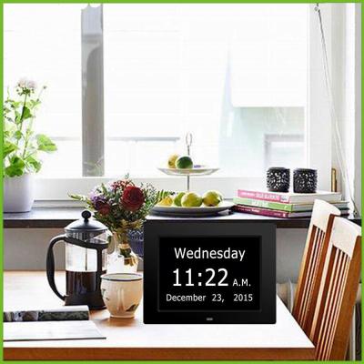 China large digital wall clock with day and date for seniors,american lifetime day clock for sale